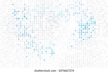 Dark Red vector abstract pattern with circles. Geometry template for your business design. Background with colored spheres.