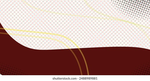 Dark Red vector abstract pattern with circles. Geometry template for your business design. Background with colored spheres.