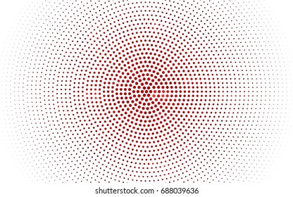 Dark Red vector abstract pattern with circles. Geometry template for your business design. Background with colored spheres.