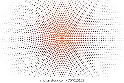 Dark Red vector abstract pattern with circles. Geometry template for your business design. Background with colored spheres.