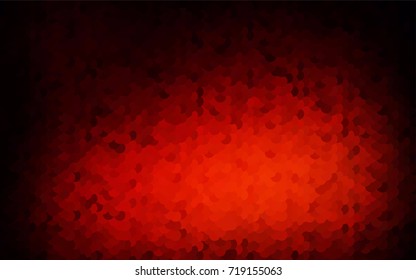Dark Red vector abstract pattern with circles. Geometry template for your business design. Background with colored spheres.