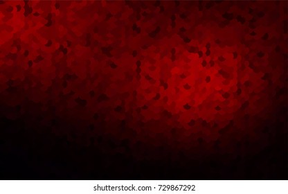 Dark Red vector abstract pattern with circles. Geometry template for your business design. Background with colored spheres.