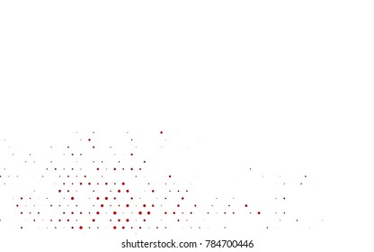Dark Red vector abstract pattern with circles. Geometry template for your business design. Background with colored spheres.