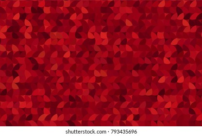 Dark Red vector abstract pattern with circles. Geometry template for your business design. Background with colored spheres.