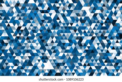 Dark Red vector abstract polygonal template. Modern geometrical abstract illustration with gradient. The best triangular design for your business.