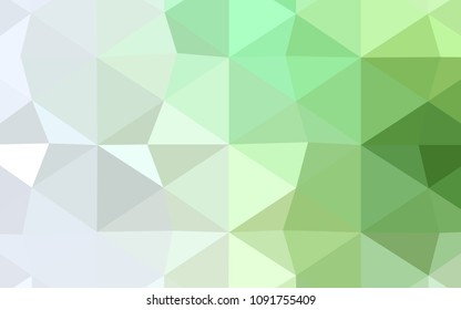 Dark Red vector abstract polygonal pattern. Creative geometric illustration in Origami style with gradient. That new template can be used for your brand book.
