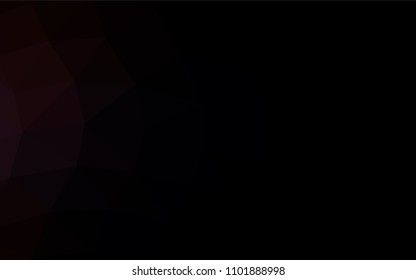 Dark Red vector abstract polygonal pattern. Shining colored illustration in a Brand new style. The template can be used as a background for cell phones.