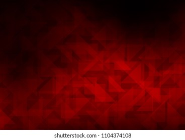 Dark Red vector abstract polygonal layout. A vague abstract illustration with gradient. A completely new design for your business.