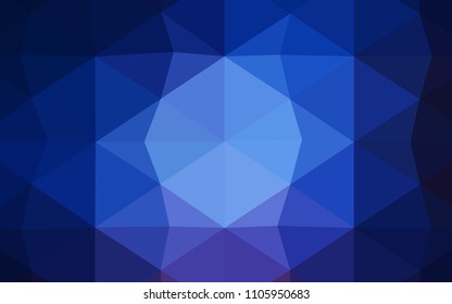 Dark Red vector abstract polygonal pattern. Creative illustration in halftone style with gradient. A completely new design for your business.