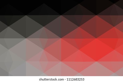 Dark Red vector abstract polygonal background. Polygonal abstract illustration with gradient. A completely new design for your leaflet.