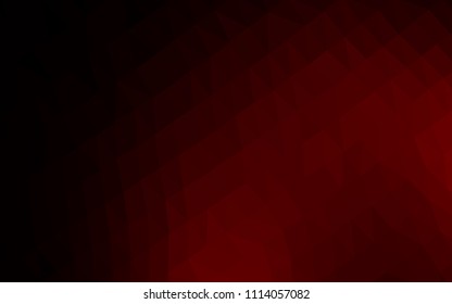 Dark Red vector abstract polygonal texture. An elegant bright illustration with gradient. Brand new style for your business design.