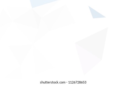 Dark Red vector abstract polygonal pattern. Modern abstract illustration with triangles. New template for your brand book.