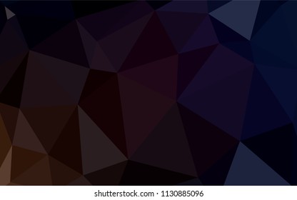 Dark Red vector abstract polygonal background. Creative geometric illustration in Origami style with gradient. New template for your brand book.