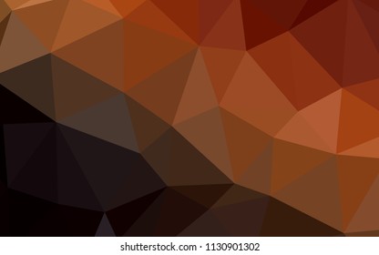 Dark Red vector abstract polygonal background. Colorful abstract illustration with triangles. Textured pattern for your backgrounds.