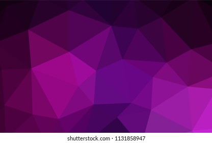 Dark Red vector abstract polygonal template. Colorful illustration in polygonal style with gradient. Template for cell phone's backgrounds.