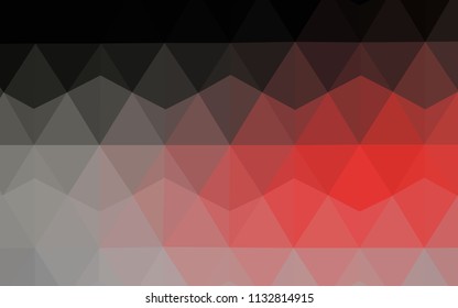 Dark Red vector abstract polygonal background. Polygonal abstract illustration with gradient. Brand new style for your business design.