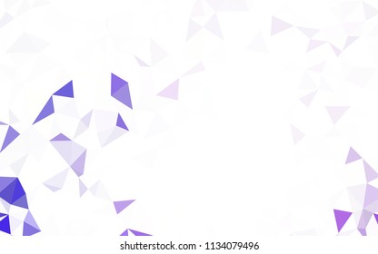 Dark Red vector abstract polygonal pattern. A sample with polygonal shapes. Template for cell phone's backgrounds.