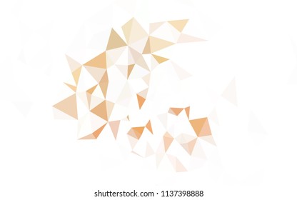 Dark Red vector abstract polygonal background. Colorful illustration in polygonal style with gradient. A completely new design for your leaflet.