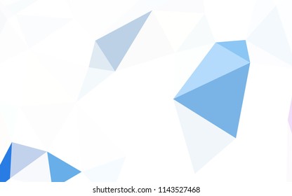 Dark Red vector abstract polygonal pattern. Modern abstract illustration with triangles. Textured pattern for your backgrounds.