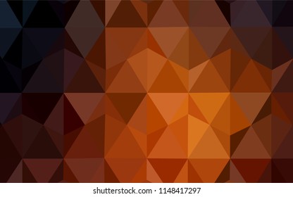 Dark Red vector abstract polygonal background. A completely new color illustration in a polygonal style. A new texture for your web site.
