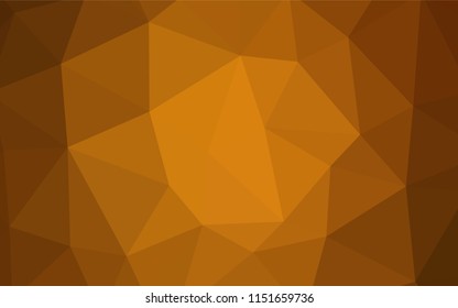 Dark Red vector abstract polygonal background. Colorful illustration in polygonal style with gradient. Brand new design for your business.