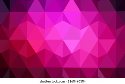 Dark Red vector abstract polygonal template. Modern abstract illustration with triangles. Pattern for a brand book's backdrop.