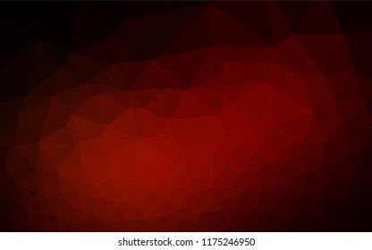 Dark Red vector abstract polygonal layout. A completely new color illustration in a vague style. The polygonal design can be used for your web site.