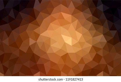 Dark Red vector abstract polygonal template. Modern abstract illustration with triangles. A new texture for your web site.