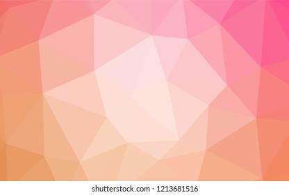 Dark Red vector abstract polygonal background. Geometric illustration in Origami style with gradient.  A completely new design for your leaflet.
