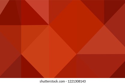 Dark Red vector abstract polygonal background. Colorful illustration in polygonal style with gradient. A completely new design for your business.