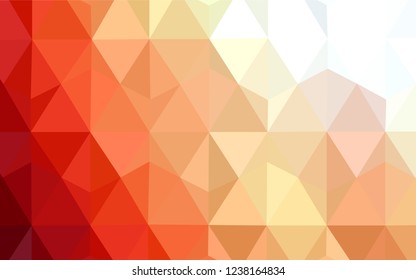 Dark Red vector abstract polygonal template. Modern abstract illustration with triangles. Textured pattern for your backgrounds.