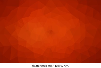Dark Red vector abstract polygonal background. Colorful illustration in abstract style with triangles. Brand new design for your business.