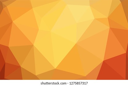 Dark Red vector abstract polygonal template. A sample with polygonal shapes. Best triangular design for your business.