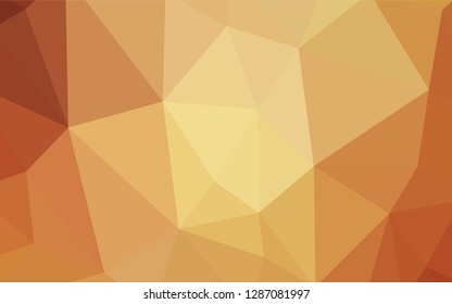 Dark Red vector abstract polygonal background. Colorful illustration in abstract style with triangles. Pattern for a brand book's backdrop.