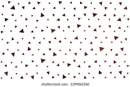 Dark Red vector  abstract polygonal template. Geometric illustration in Origami style with gradient.  A new texture for your web site.