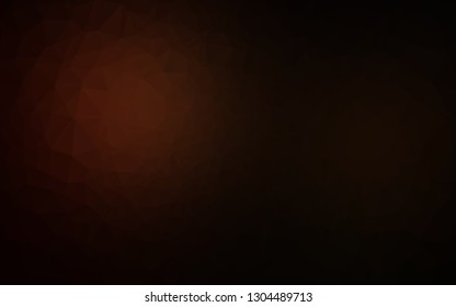 Dark Red vector abstract polygonal texture. Creative illustration in halftone style with gradient. New texture for your design.