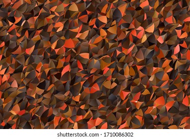 Dark Red vector abstract polygonal pattern. Creative geometric illustration in Origami style with gradient. Template for cell phone's backgrounds.