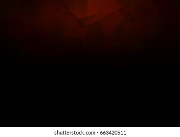 Dark Red vector abstract polygonal background. Creative illustration in halftone style with gradient. A new texture for your design.