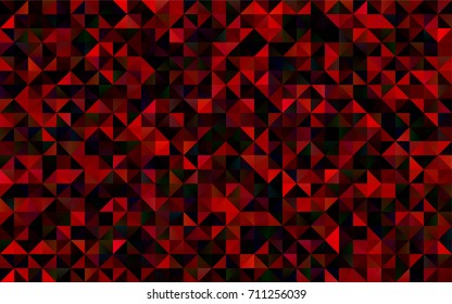 Dark Red vector abstract polygonal background. Creative illustration in halftone style with gradient. Brand-new style for your business design.