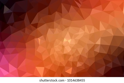Dark Red vector abstract textured polygonal background. Blurry triangle design. Pattern can be used for background.