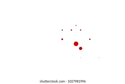 Dark Red vector abstract textured polygonal background. Brand-new blurry hexagonal design. Pattern can be used for background.