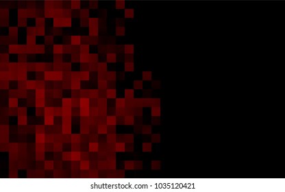 Dark Red vector abstract textured polygonal background. Blurry rectangular design. The pattern with repeating rectangles can be used for background.