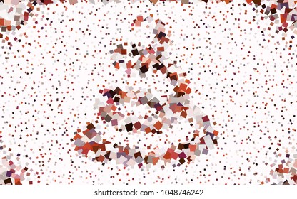 Dark Red vector abstract textured polygonal background. Blurry rectangular design. The pattern with repeating rectangles can be used for background.