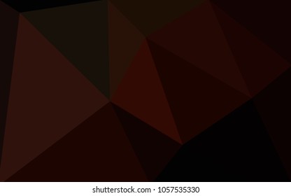 Dark Red vector abstract textured polygonal background. Blurry triangle design. Pattern can be used for background.