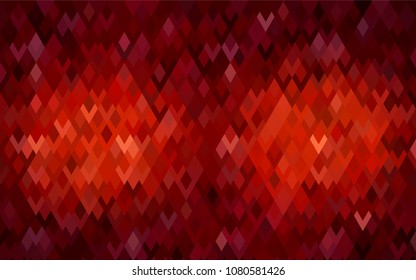 Dark Red vector abstract textured polygonal background. Blurry rectangular design. The pattern with repeating rectangles can be used for background.