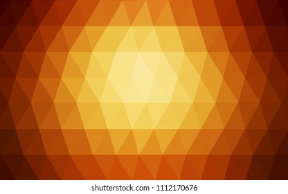 Dark Red vector abstract textured polygonal background. Blurry triangle design. Pattern can be used for background.