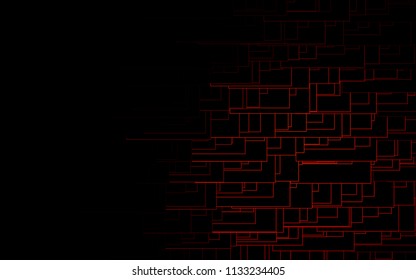 Dark Red vector abstract textured polygonal background. Blurry rectangular design. The pattern with repeating rectangles can be used for background.