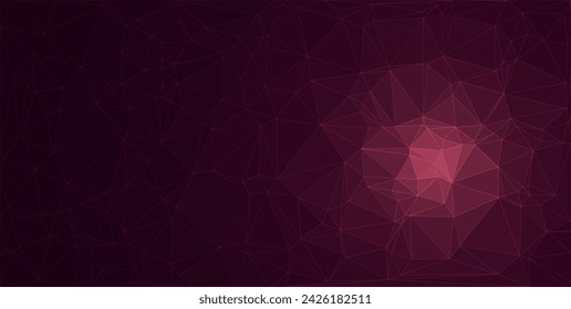 Dark red vector abstract textured polygonal background