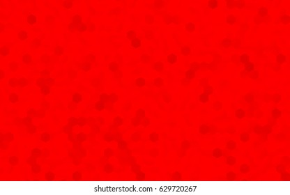 Dark Red vector abstract textured polygonal background. Brand-new blurry hexagonal design. Pattern can be used for background.
