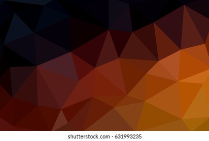 Dark Red vector abstract textured polygonal background. Blurry triangle design. Pattern can be used for background.